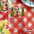 Custom Photo Acrylic Pet ID Plaque - 12*16cm